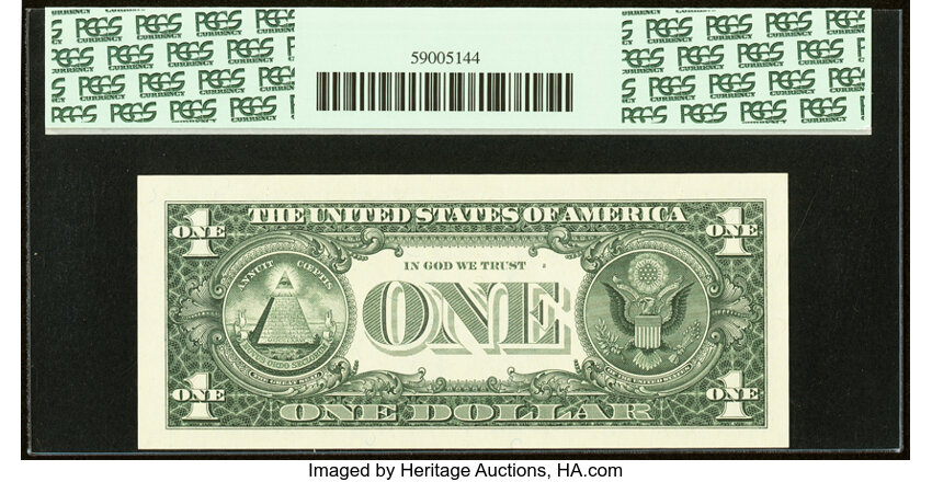 image for: Fr. 1917-F* $1 1988A Web Press Experimental Federal Reserve Star Note. PCGS Very Choice New 64PPQ....