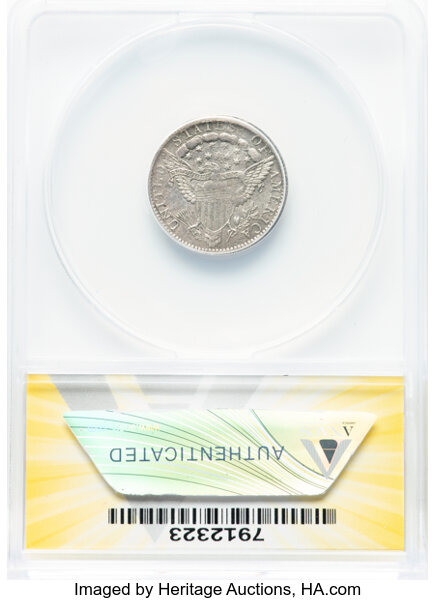 image for: 1798 10C Large 8, JR-4, R.3 -- Bent, Cleaned, Damaged, Mount Removed, Tooled -- ANACS Details. XF40.  Mintage 27,550....