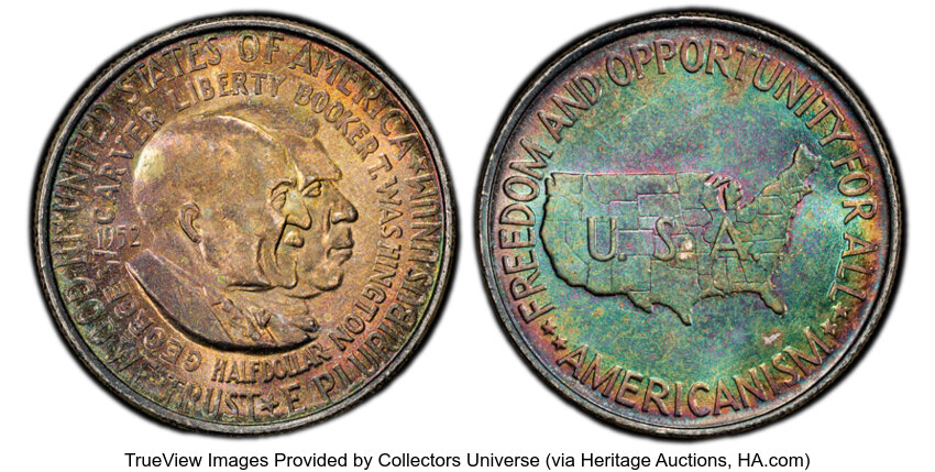 1952 50C Washington-Carver MS66 PCGS. Mintage 2,006,292....