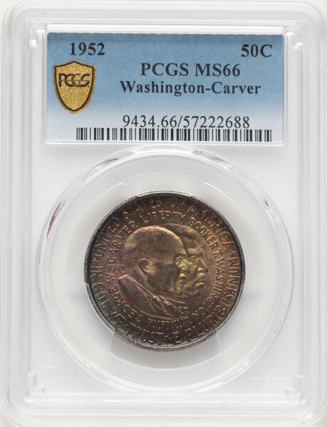 1952 50c Washington-Carver MS68 thumbnail 12