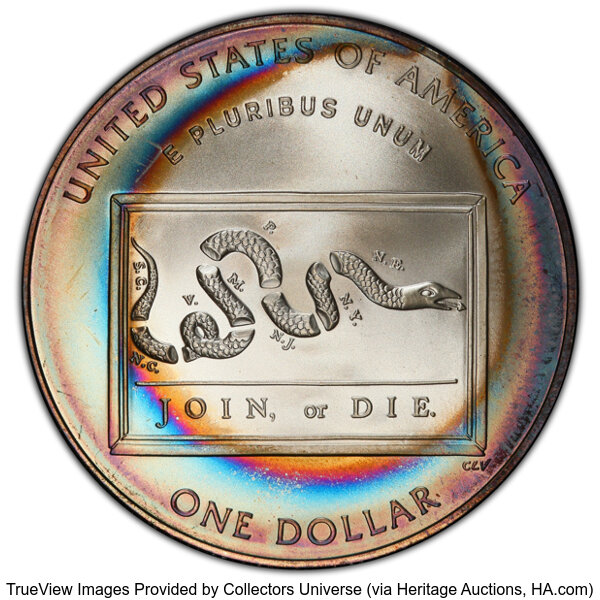 2006 P Benjamin Franklin Tercentenary Silver dollar Scientist MS