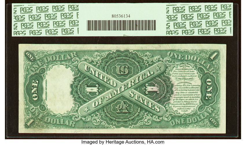 image for: Fr. 34 $1 1880 Legal Tender PCGS Extremely Fine 40PPQ....