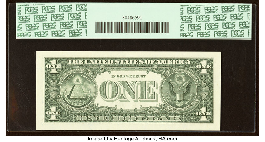 image for: Fr. 1914-F* $1 1988 Federal Reserve Star Note. PCGS Gem New 66PPQ....