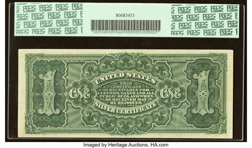 image for: Fr. 217 $1 1886 Silver Certificate PCGS Very Fine 35....