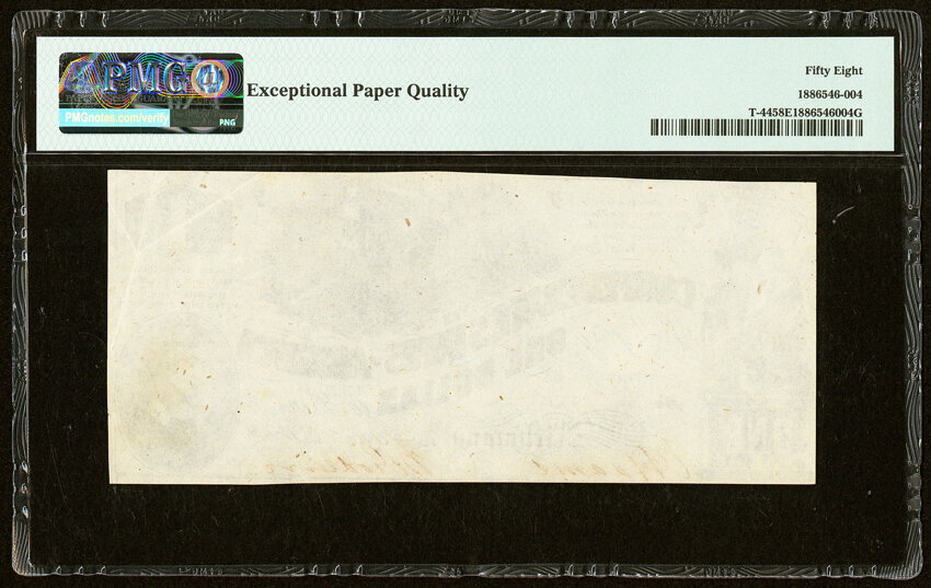 image for: T44 $1 1862 PF-3 Cr. 341 PMG Choice About Unc 58 EPQ....