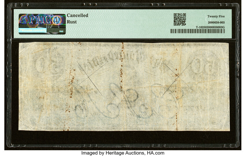 image for: T16 $50 1861 PF-12 Cr. 84 PMG Very Fine 25....