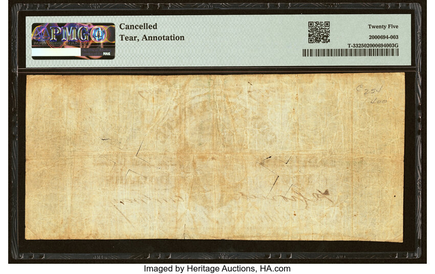 image for: State II Plate T33 $5 1861 PF-7 Cr. 254Ba PMG Very Fine 25....