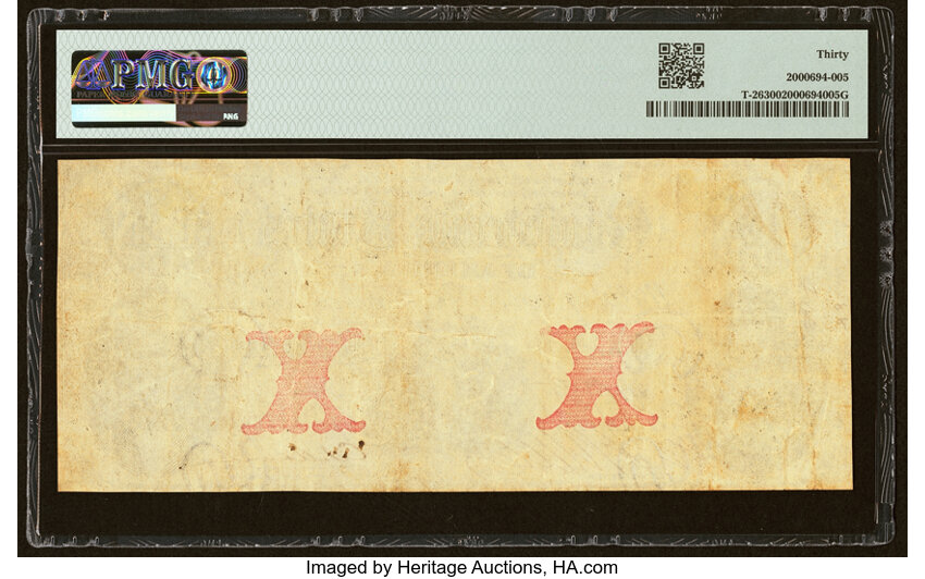 image for: T26 $10 1861 PF-5 Cr. 213A PMG Very Fine 30....