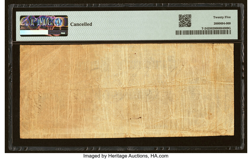 image for: T24 $10 1861 PF-11 Cr. 164 PMG Very Fine 25....