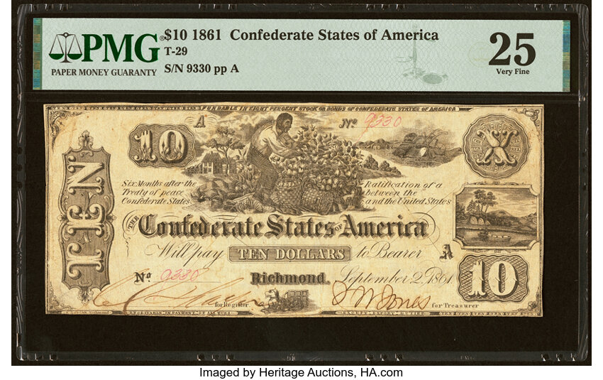 image for: T29 $10 1861 PF-1 Cr. 237 PMG Very Fine 25....