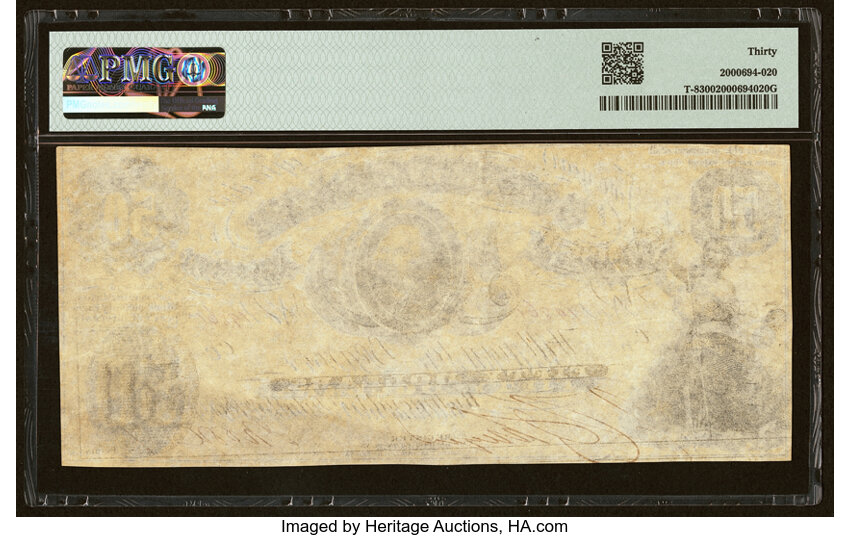 image for: T8 $50 1861 PF-10 Cr. 22 PMG Very Fine 30....