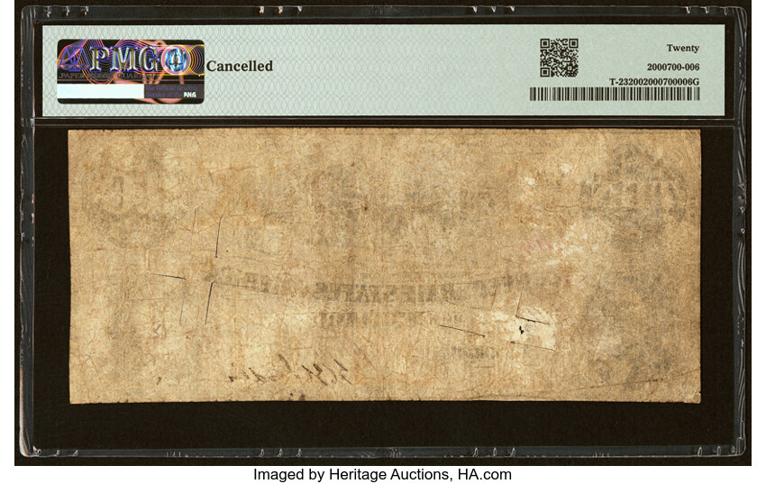 image for: T23 $10 1861 PF-1 Cr. 153 PMG Very Fine 20....