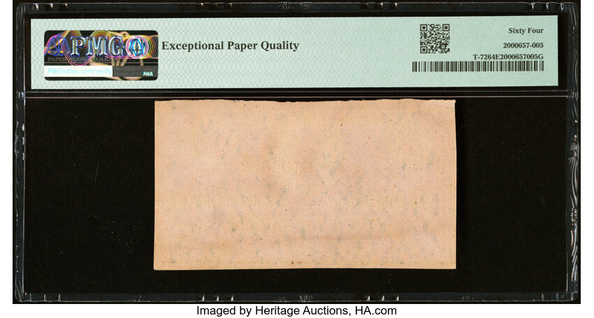 image for: T63 50 Cents 1863 PF-4 Cr. 485 PMG Choice Uncirculated 64 EPQ....