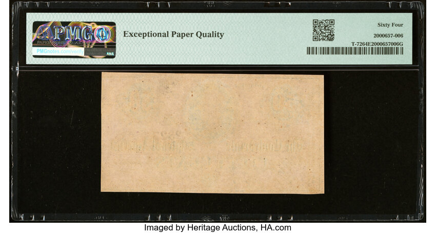 image for: T72 50 Cents 1864 PF-1 Cr. 578 PMG Choice Uncirculated 64 EPQ....