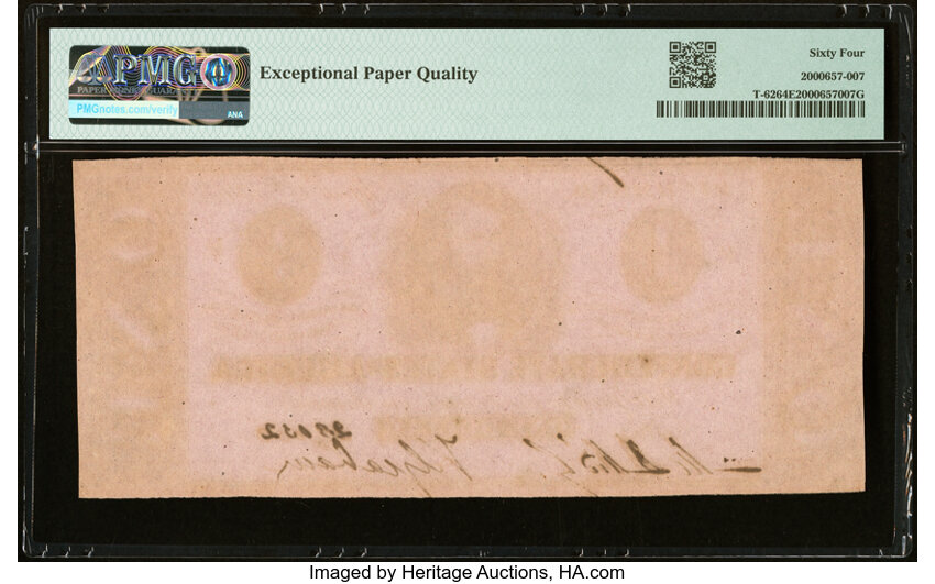 image for: T62 $1 1863 PF-1 State III Cr. 474 PMG Choice Uncirculated 64 EPQ....