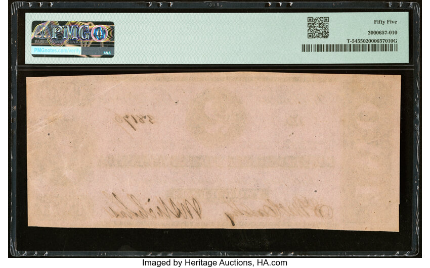 image for: T54 $2 1862 PF-11 Cr. 392 PMG About Uncirculated 55....