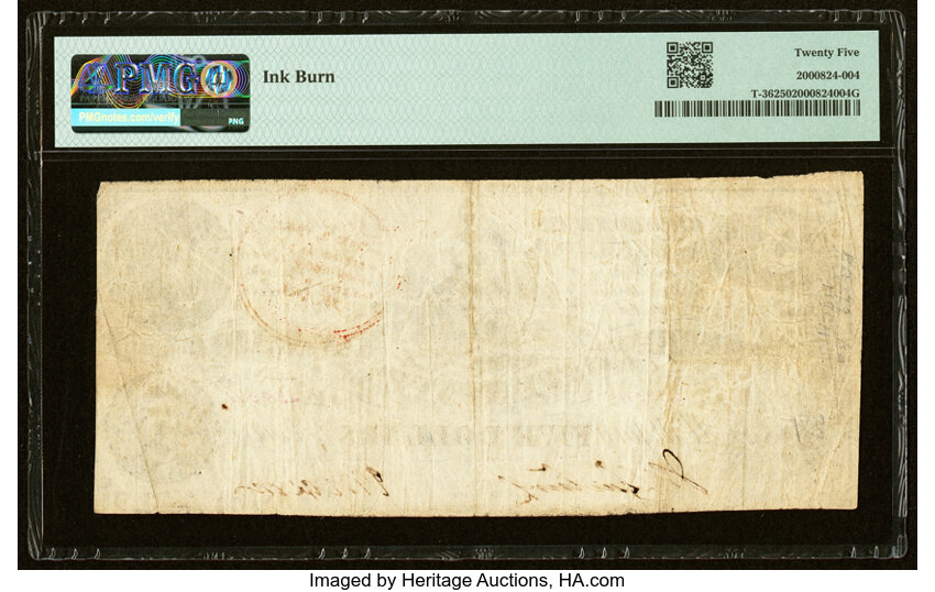 image for: Red Circular March Trans-Mississippi Stamp T36 $5 1861 PF-4 Cr. 278 PMG Very Fine 25....