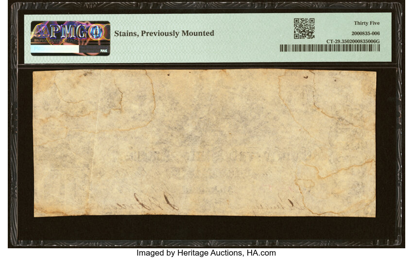 image for: CT29/237A Counterfeit $10 1861 PMG Choice Very Fine 35....