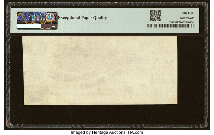 image for: T44 $1 1862 PF-3 Cr. 341 PMG Choice About Unc 58 EPQ....