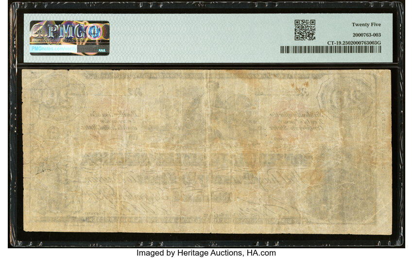 image for: CT19/137A Contemporary Counterfeit $20 1861 PMG Very Fine 25....