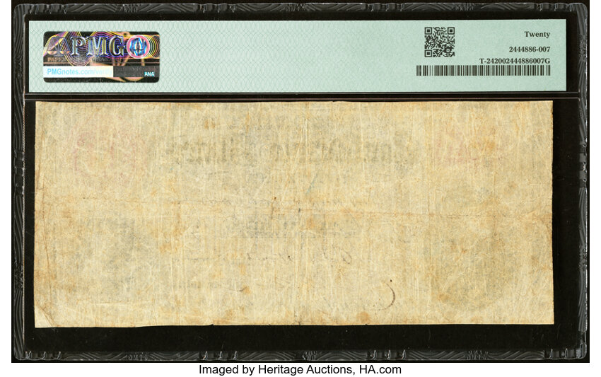 image for: T24 $10 1861 PF-7 Cr. 161 PMG Very Fine 20....