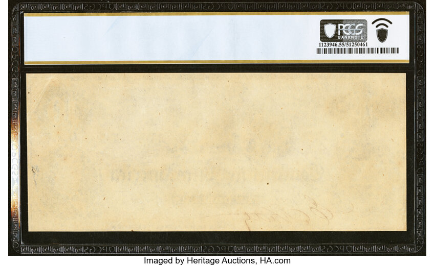 image for: T46 $10 1862 PF-2 Cr. 343 PCGS Banknote About Unc 55....