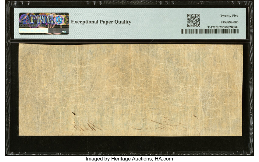 image for: T17 $20 1861 PF-2 Cr. UNL PMG Very Fine 25 EPQ....