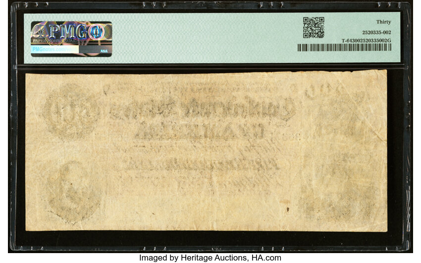image for: T64 $500 1864 PF-3 Cr. 489B PMG Very Fine 30....