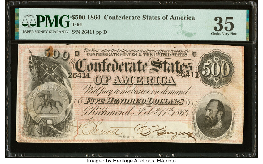 image for: T64 $500 1864 PF-2 Cr. 489 PMG Choice Very Fine 35....