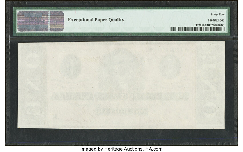 image for: T71 $1 1864 PF-12 Cr. 574 PMG Gem Uncirculated 65 EPQ....