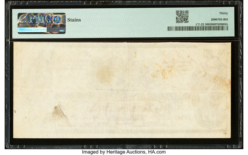 image for: CT22/152E $10 1861 Contemporary Counterfeit PMG Very Fine 30....