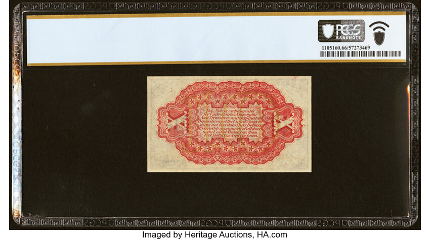 image for: Fr. 1252 10¢ Third Issue PCGS Banknote Gem Unc 66 PPQ....