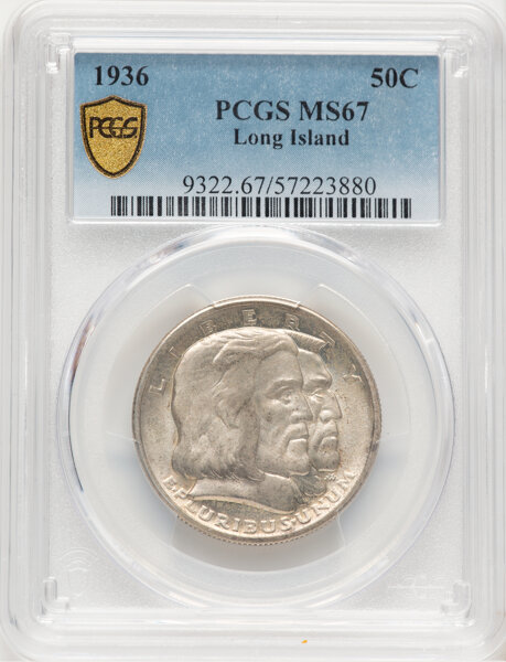 1936 50c Long Island MS67 thumbnail 4