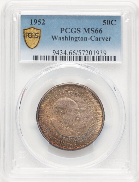 1952 50c Washington-Carver MS68 thumbnail 10