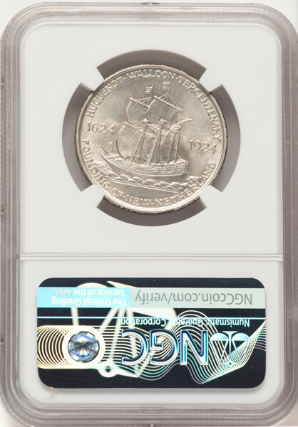 1924 50c Huguenot-Walloon MS67 thumbnail 2