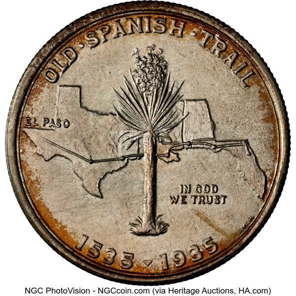 1935 Spanish Trail Half dollar MS Values | Greysheet