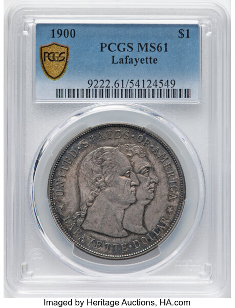 1900 $1  Lafayette MS61 thumbnail 2
