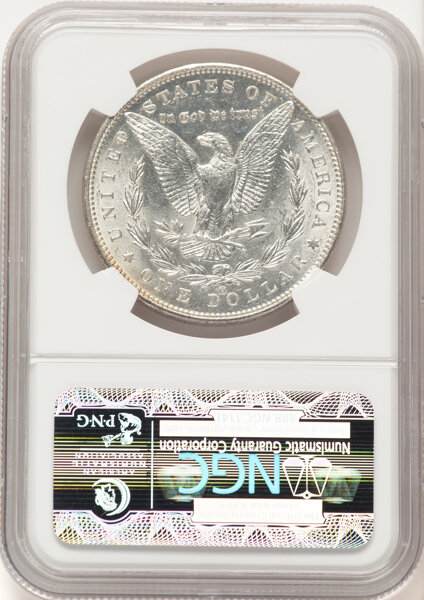 image for: 1900-O/CC $1 VAM-8A MS62 NGC. A Top 100 Variety. NGC Census: 20 in 62 (2 in 62+), 56 finer (10/25). CDN: $700 Whsle. Bid fo...