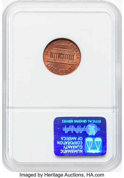 image for: 1972 1C Doubled Die Obverse, FS-101, MS65 Red NGC.  Mintage 75,000....