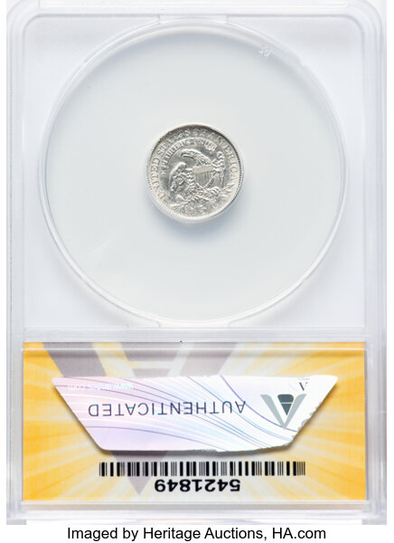 image for: 1830 H10C V-8, LM-3, R.2 -- Cleaned -- ANACS Details. AU55.  Mintage 1,200,000....