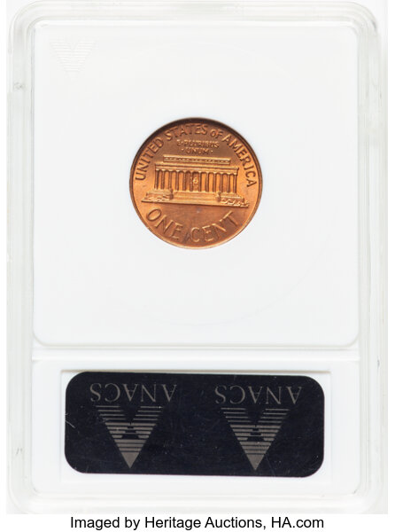 image for: 1972 1C Doubled Die Obverse, FS-101, MS64 Red ANACS. Housed in a small-sized holder.  Mintage 75,000....