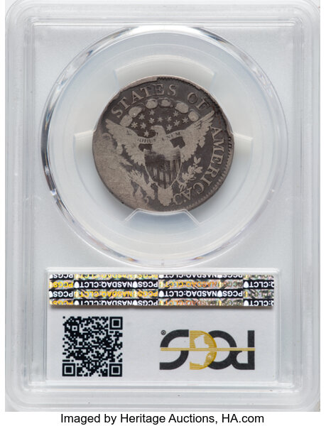 image for: 1806 25C B-2, R.2, Good 4 PCGS. Tompkins Die State 3/5. CDN: $330 Whsle. Bid for NGC/PCGS Good 4 . Mintage 206,124....