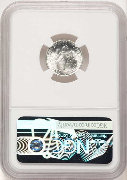 image for: 1947-S 10C MS67 Full Bands NGC. NGC Census: 109 in 67 (9 in 67+, 9 in 67*, 1 in 67*+), 16 finer (10/25). CDN: $150 Whsle. B...