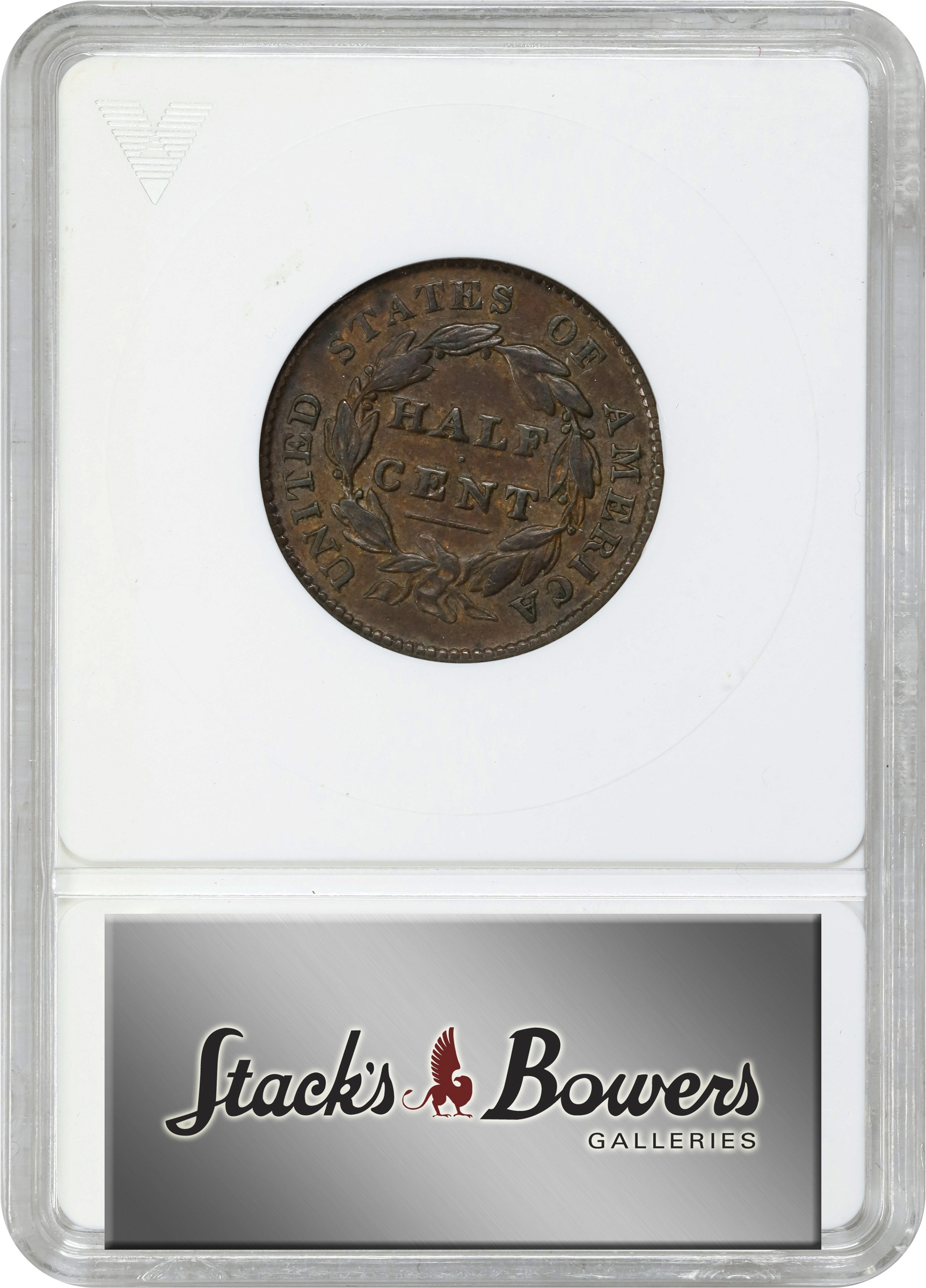 image for: 1828 Classic Head Half Cent. C-1. Rarity-1. 13 Stars. EF-40 (ANACS). OH.