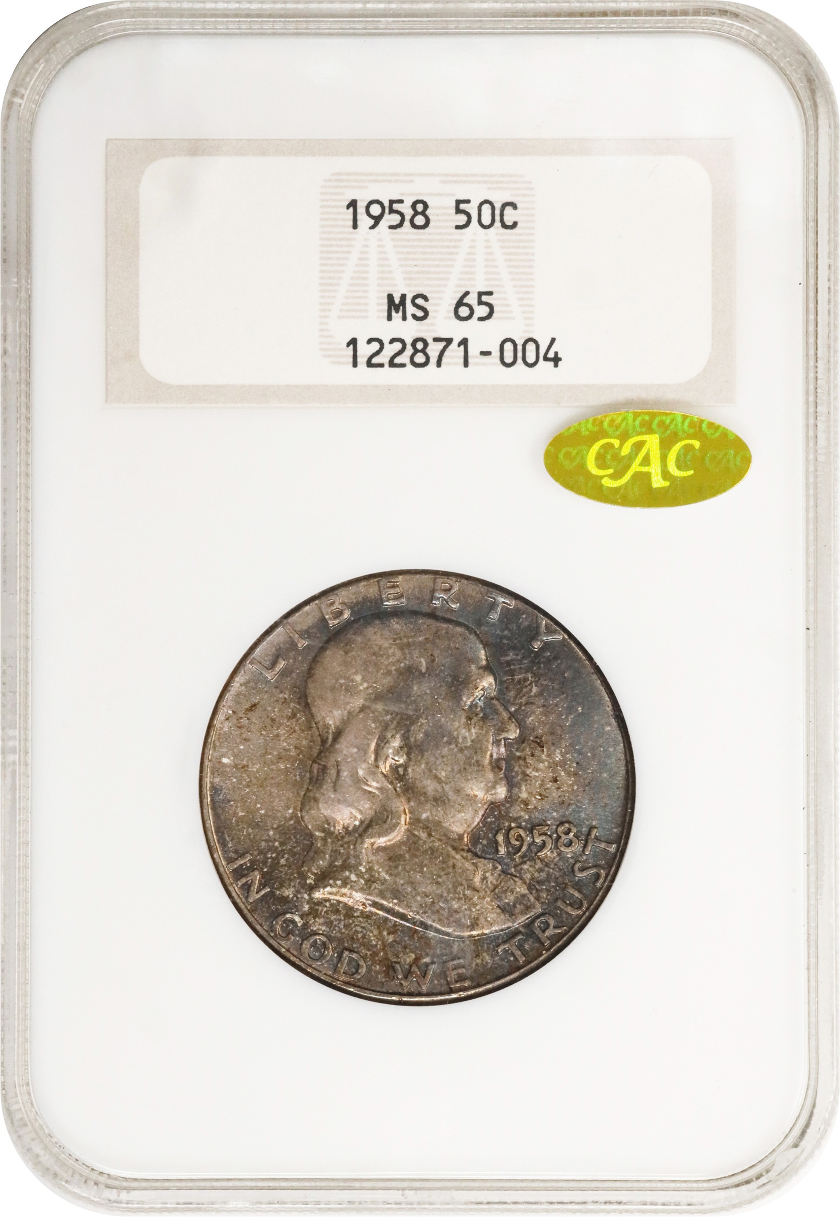 1958 50c MS65 CAC thumbnail 7