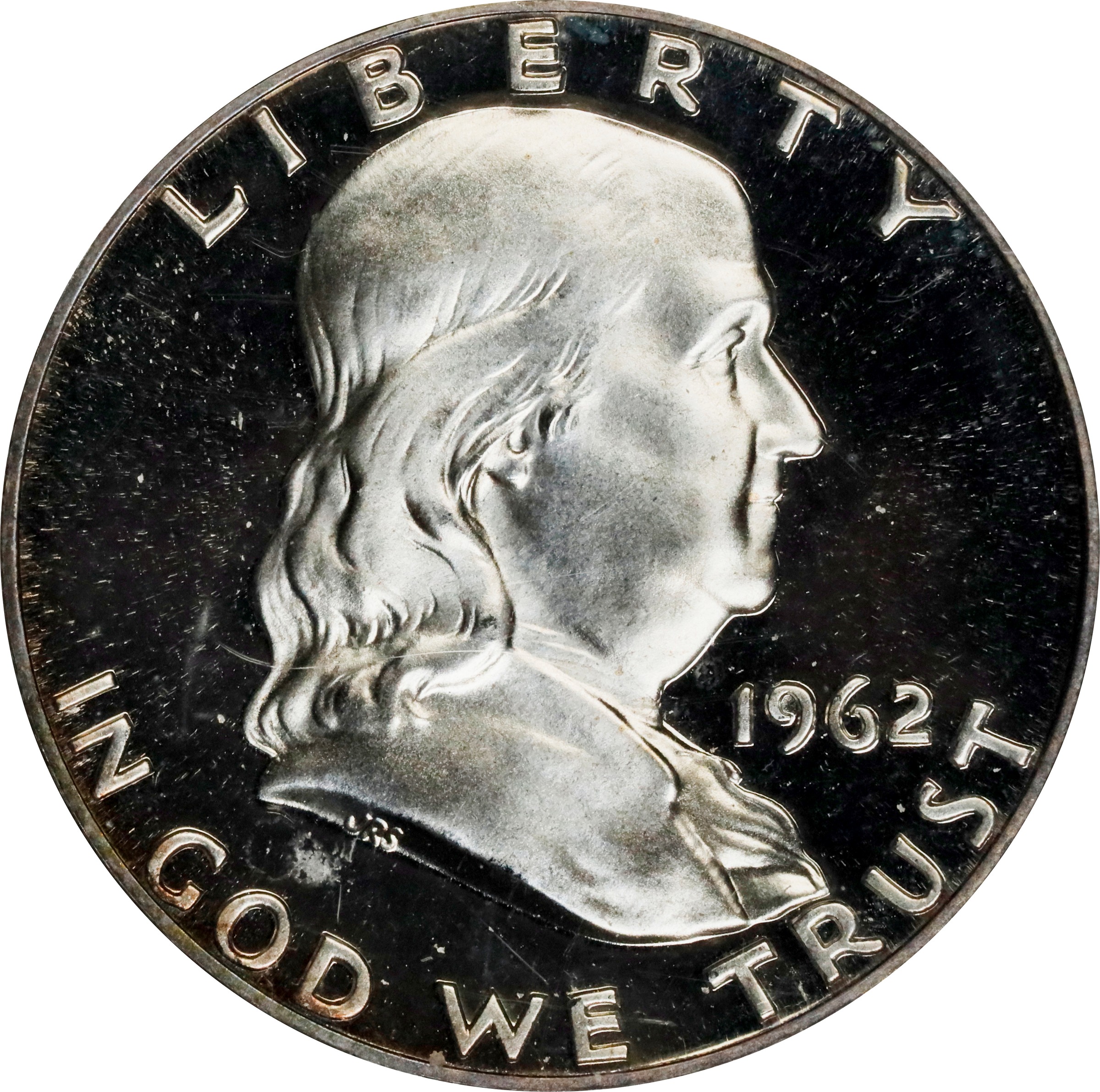 1962 Franklin Half Dollar. Proof-66 (PCGS). OGH Generation 1.2 Rattler.