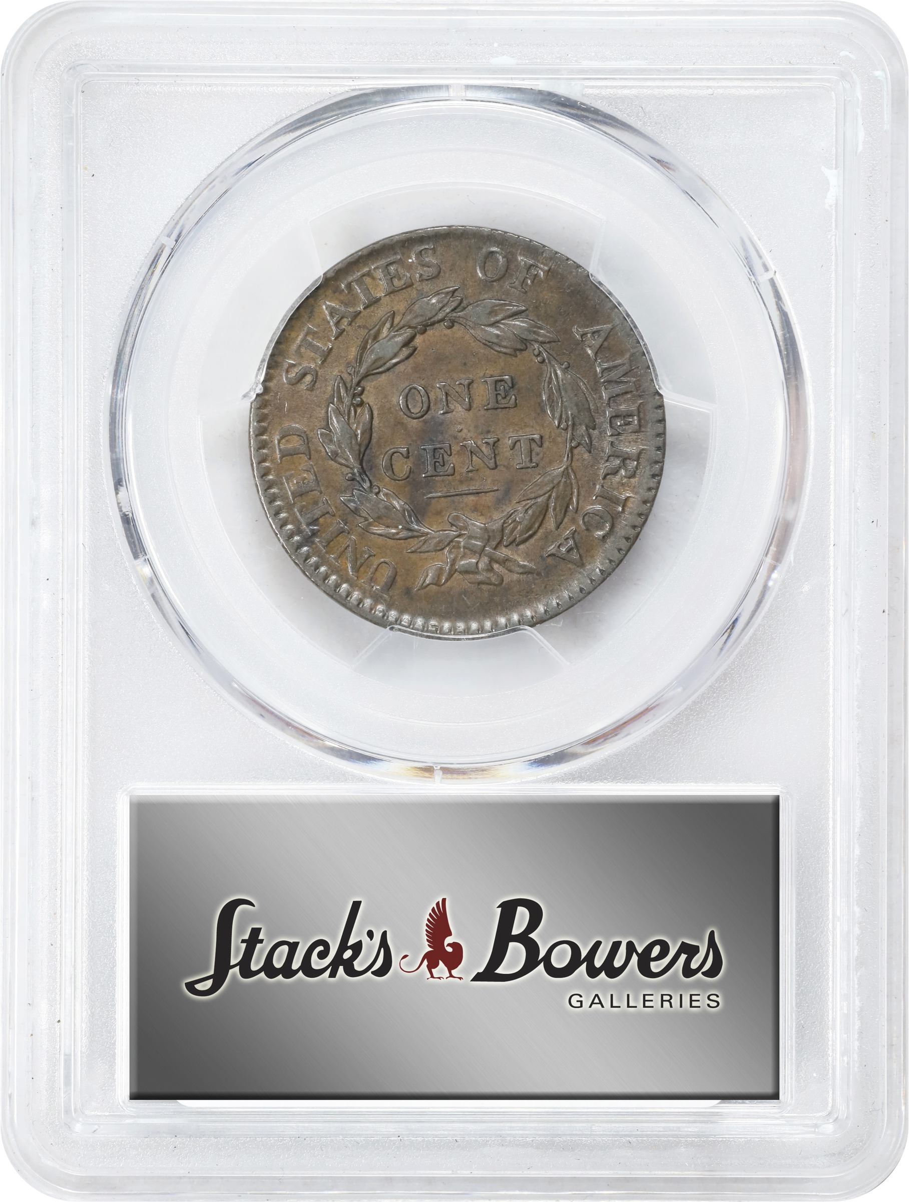 image for: 1817 Matron Head Cent. N-6. Rarity-1. 13 Stars. AU-53 (PCGS).