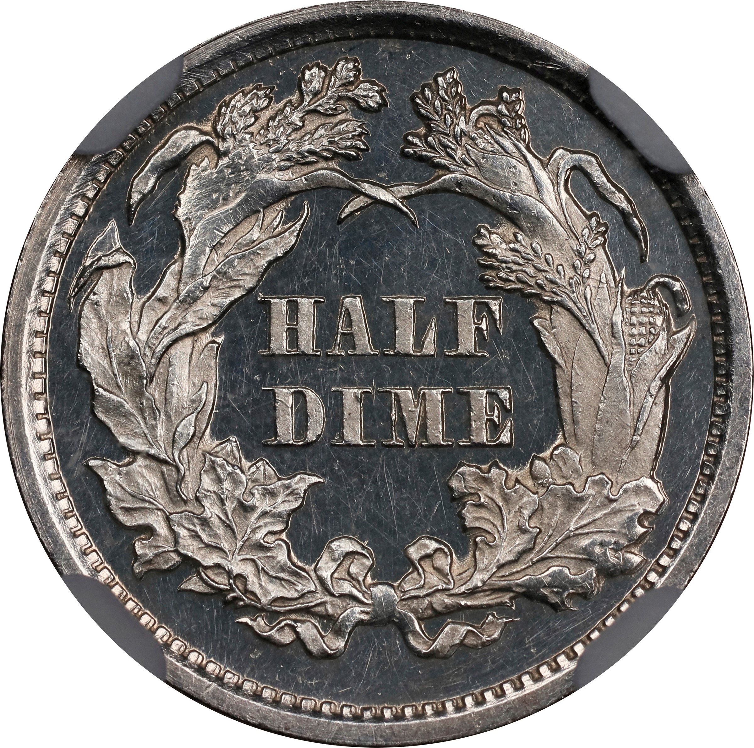image for: 1872 Liberty Seated Half Dime. Proof-65 Cameo (NGC).