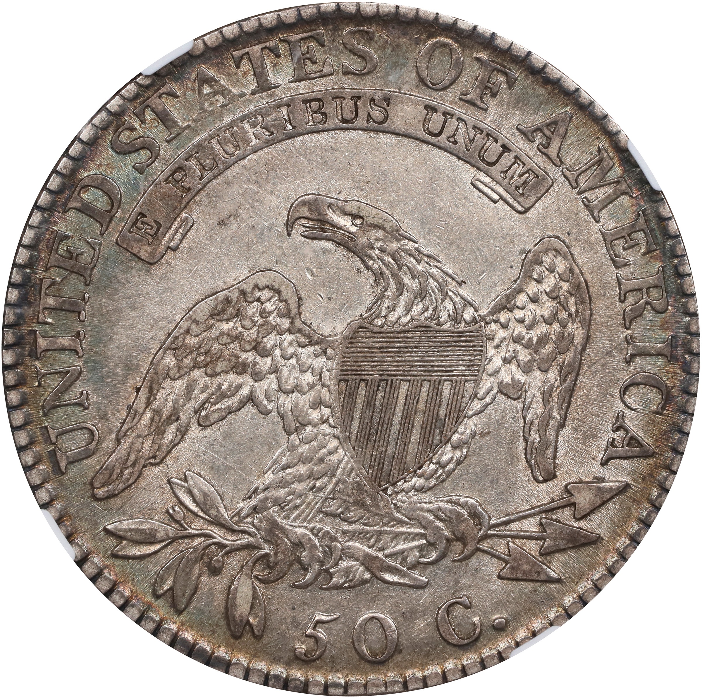 image for: 1818 Capped Bust Half Dollar. O-111. Rarity-1. AU-50 (NGC).