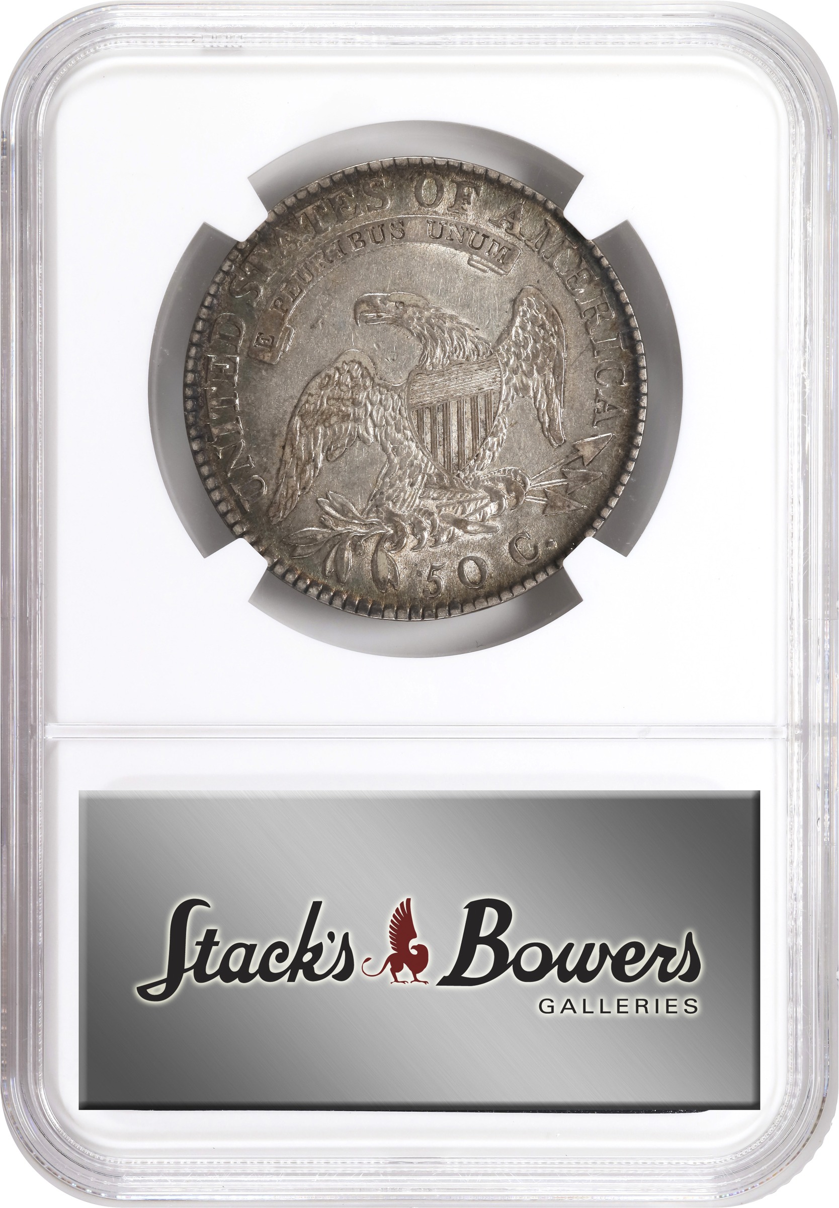 image for: 1818 Capped Bust Half Dollar. O-111. Rarity-1. AU-50 (NGC).